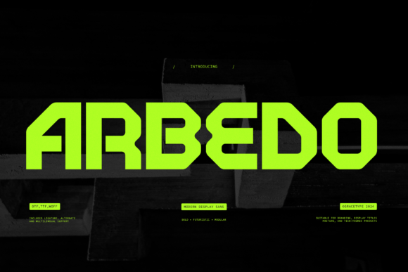 Arbedo: A Modern Display Sans for Confident Digital Branding
