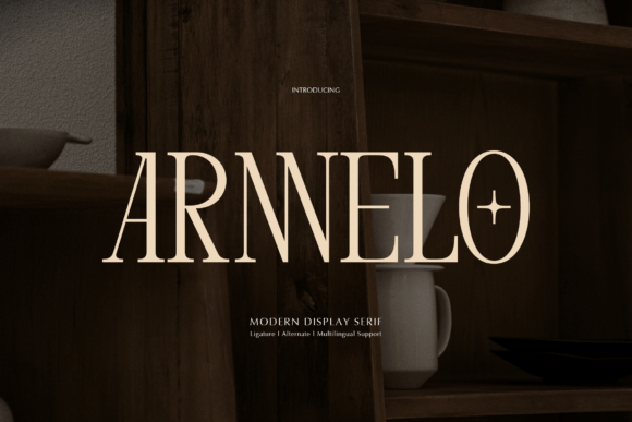 Arnnelo: A Refined Modern Serif for Digital Branding