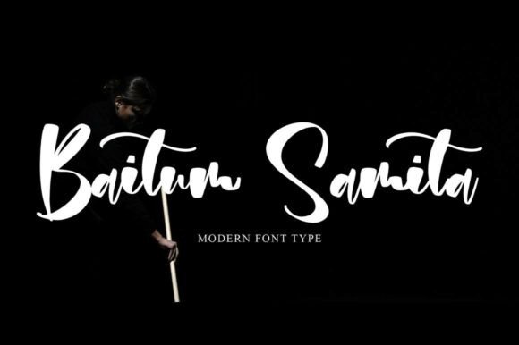 Baitum Samita: A Modern Handwritten Font for Digital Branding