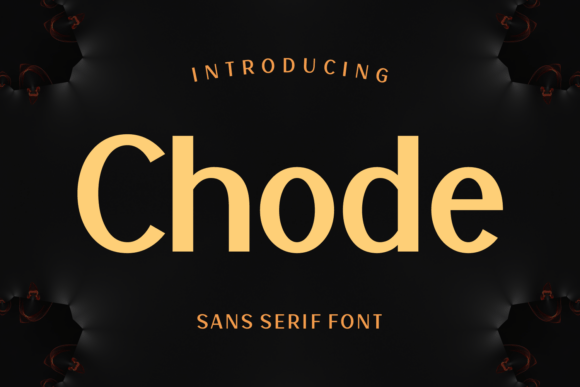 Chode: A Clean, Modern Sans Serif Font for Digital Brands