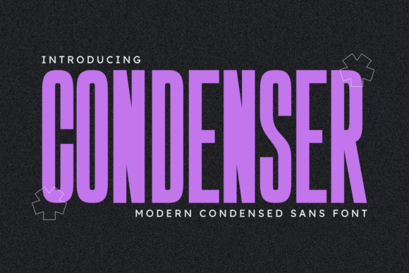 Condenser: A Bold, Tight Sans Serif for Digital Headlines