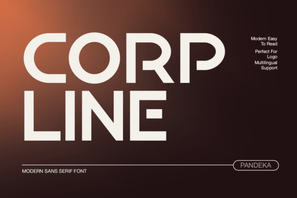Corpline: A Modern Sans Serif Font for Handmade Brands