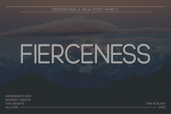 Fierceness Rounded: A Warm, Bold Sans Serif for Editorial Clarity