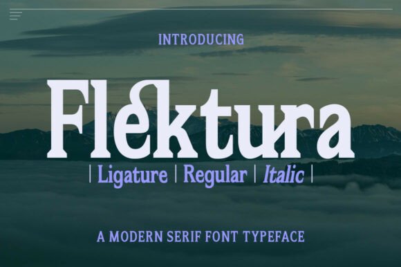 Flektura: A Modern Serif Font That Makes Your Brand Feel Intentional