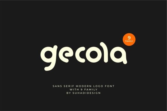 Gecola: A Modern Sans Serif Font for Scroll-Stopping Marketing