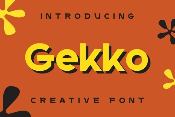 Gekko: A Clean, Confident Sans Serif Font for Crafters & Sellers
