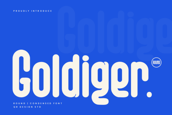 Goldiger: A Modern Sans Serif Font for Editorial Design