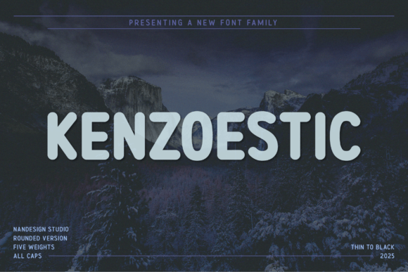 Kenzoestic Rounded: A Warm, Modern Sans Serif for Real Business Branding