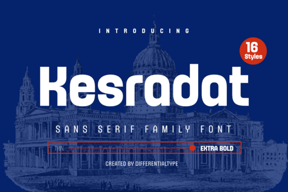 Kesradat: A Premium Sans Serif Font for Crafters & Sellers