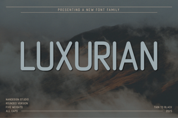Luxurian Rounded: A Warm, Confident Sans Serif for Real Branding