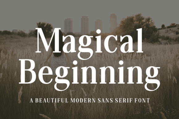Magical Beginning: A Serif Font That Elevates Real Small Business Branding