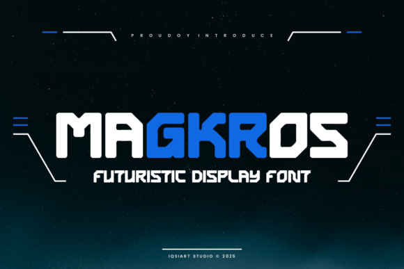 Magkros: A Futuristic Display Font That Commands Attention Online