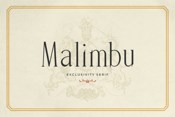 Malimbu: A Polished Serif Typeface for Digital Elegance