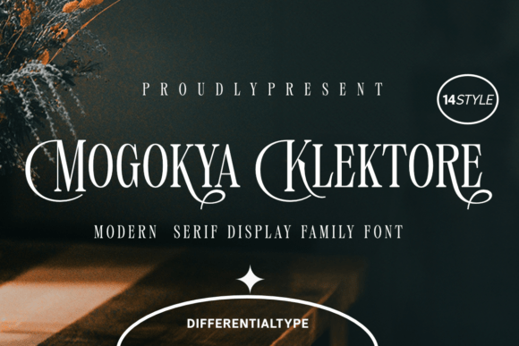 Mogokyaklektore Regular: A Serif Font That Elevates Handmade Goods