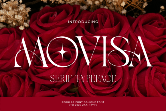 Movisa: A Refined Serif Font for Campaign Headlines & Brand Moments