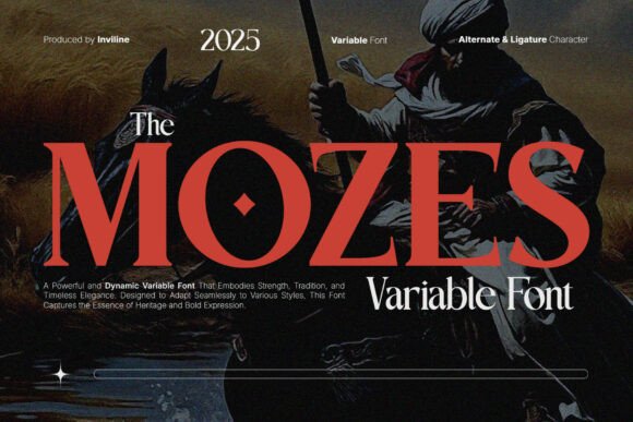 Mozes Regular: A Serif Font Built for Scroll-Stopping Impact