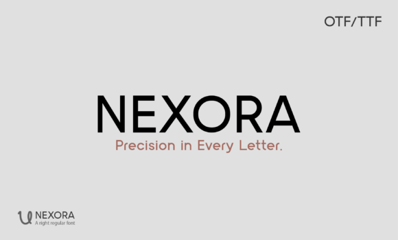 Nexore: A Clean, Confident Sans Serif for Small Business Branding