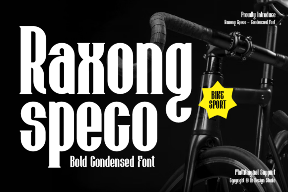 Raxong Speco: A Bold Condensed Serif for Handmade Impact