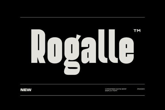 Rogalle: A Bold Sans Serif Font for Modern Web Headlines
