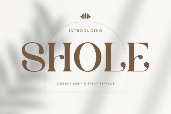 Shole: A Serif That Speaks With Quiet Authority
