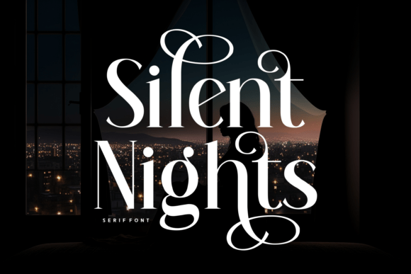 Silent Nights: A Romantic Serif Font for Elegant Branding