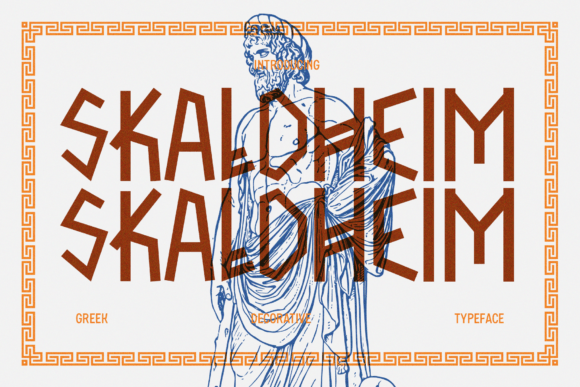 Skaldheim: A Bold Decorative Typeface for Memorable Branding