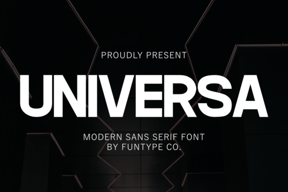 Universa: A Clean, Bold Sans Serif Font for Handmade Creators