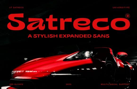 Ut Satreco: A Bold Sans Serif Font for Handmade Labels & Printables