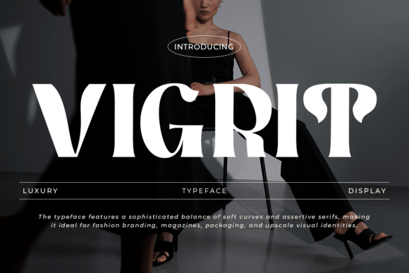 Vigrit: A Lavish Serif Font for Confident Handmade Branding