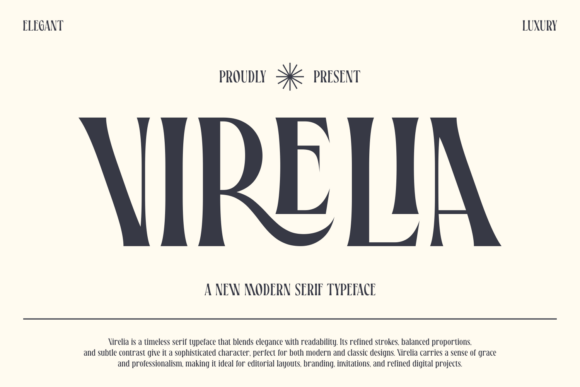 Virelia: A Timeless Serif Font for Campaign Clarity & Calm