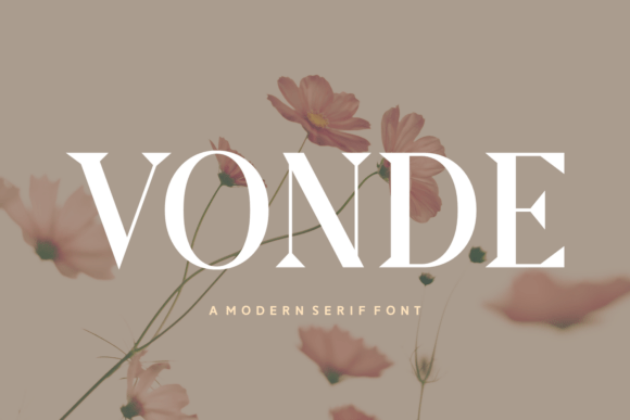 Vonde: A Modern Serif Font for Scroll-Stopping Brand Content